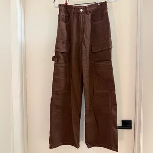 Brown Cargo Jeans